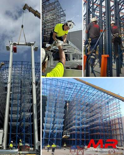 Instalación de estructuras metálicas - MR Verticales del Principado