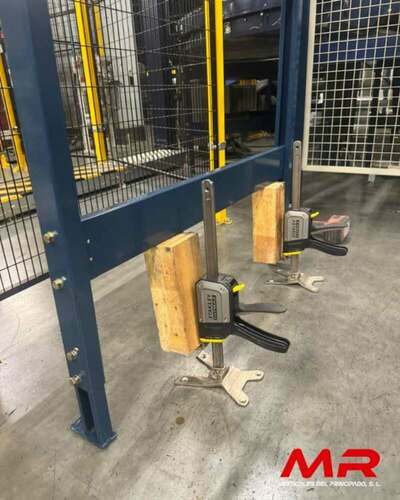 Trabajos recientes de robótica industrial en la planta de Michelin en Valladolid, con montaje y ajuste de estructuras y sistemas automatizados