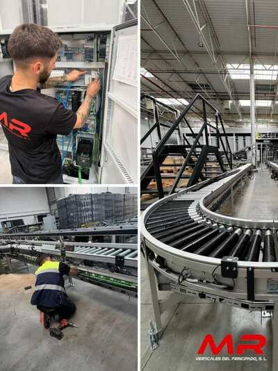 Almacén robotizado para un centro logístico