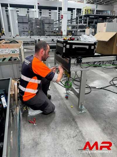 Almacén robotizado para un centro logístico