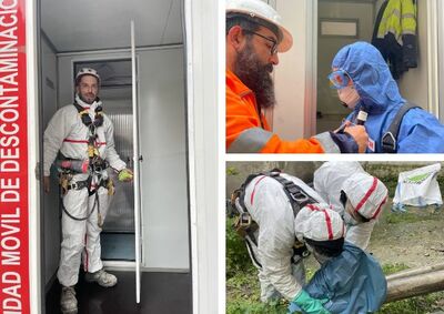 Trabajos con riesgos de exposición al amianto en Asturias