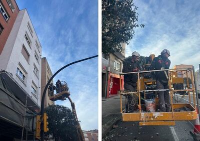 Obra exterior de fachada y pintura 